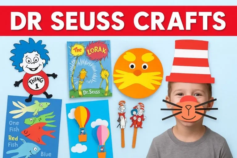 20 Fun Dr Seuss Crafts for Preschoolers & Kids