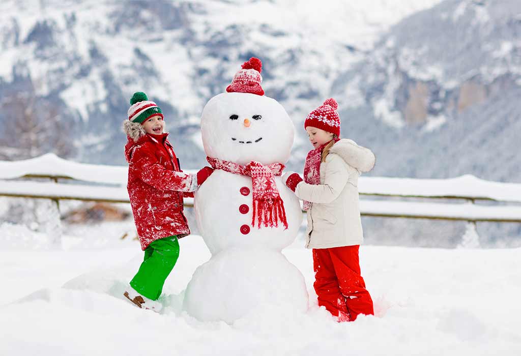 Snowman building