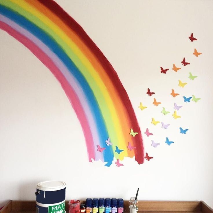 Rainbow Wall Paint