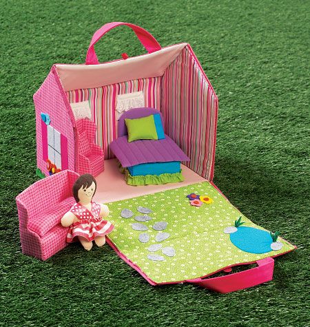 Cloth cheap doll house