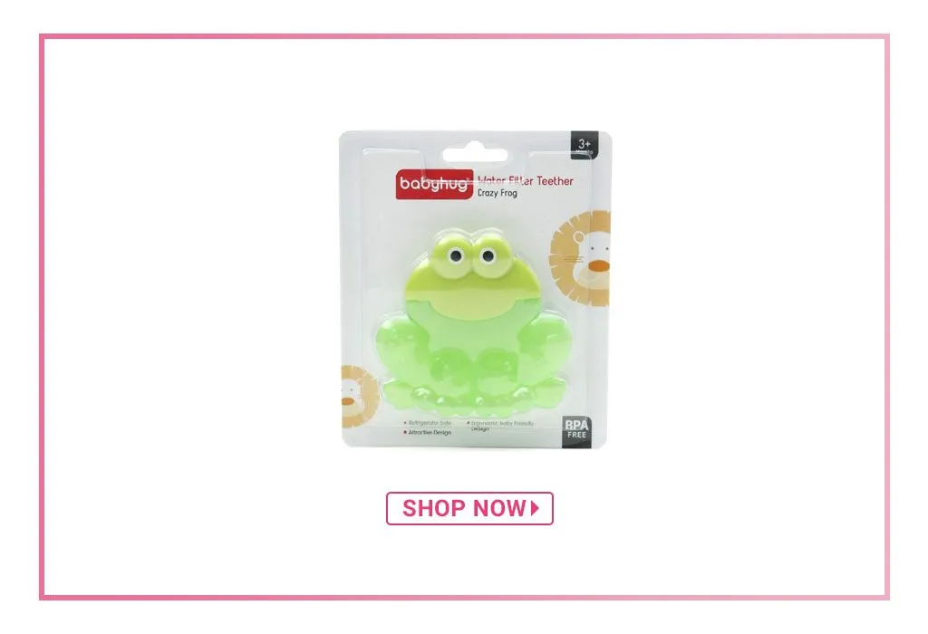 Babyhug Water Filled Teether Crazy Frog