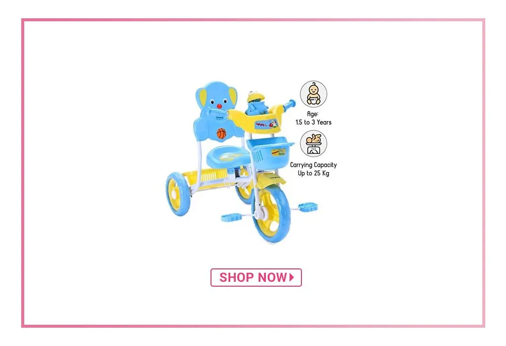 Babyhug musical froggy tricycle best sale