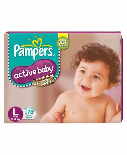 Les couches actives pour bébé de Pampers