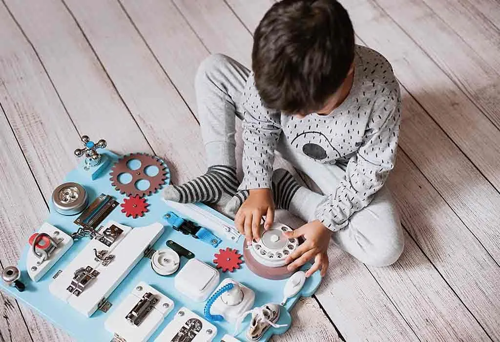 Diy sensory best sale board for toddlers