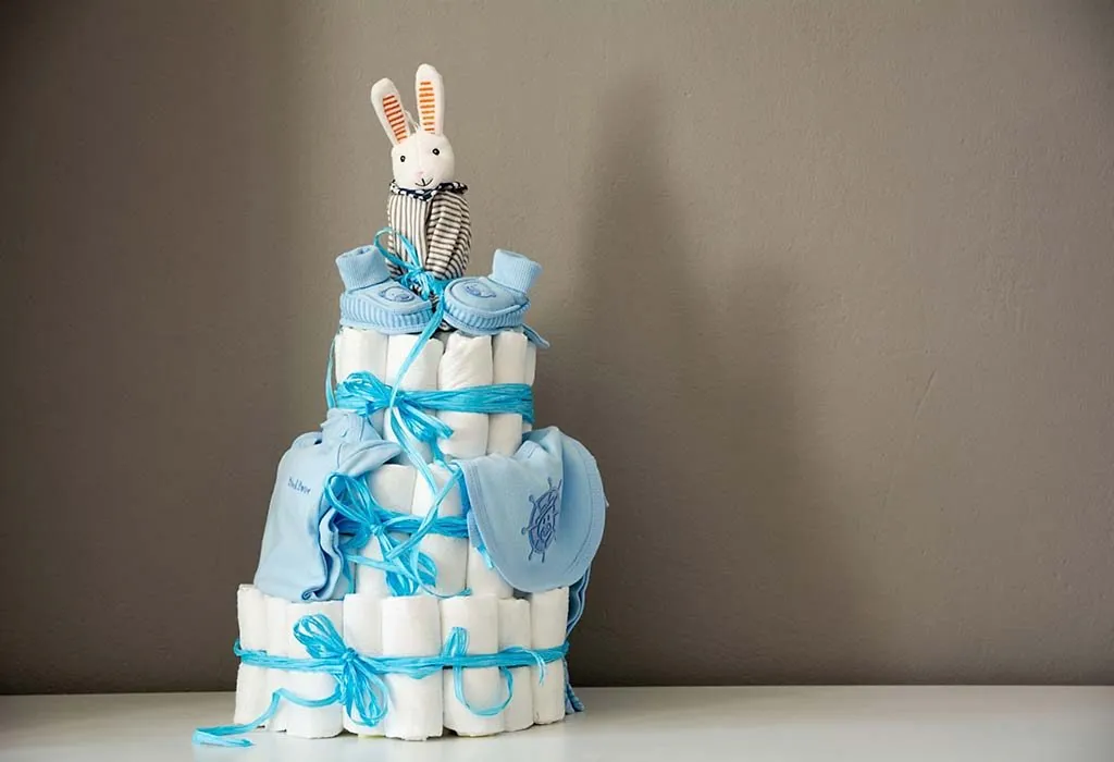 Diaper-themed Baby Shower Cake Ideas