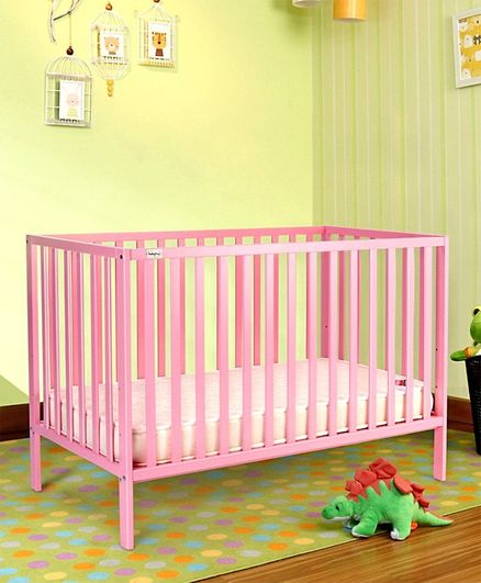 babyhug hamilton wooden cot
