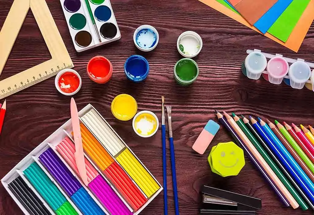 art materials for kids