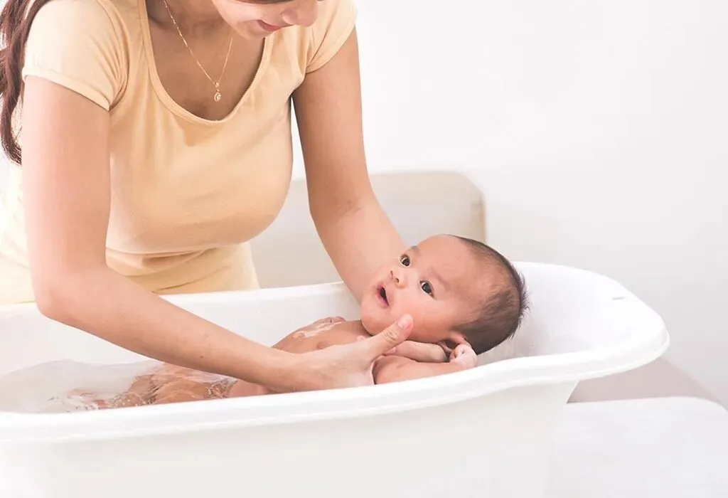 How often should you bathe your baby, from birth through early