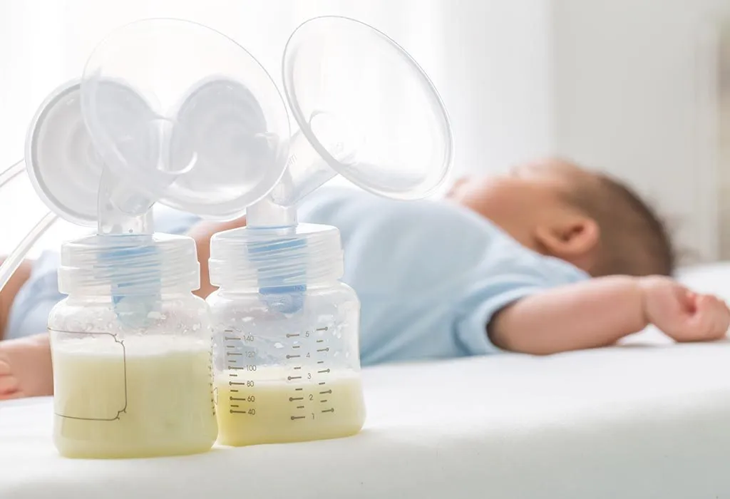breastmilk in bottle