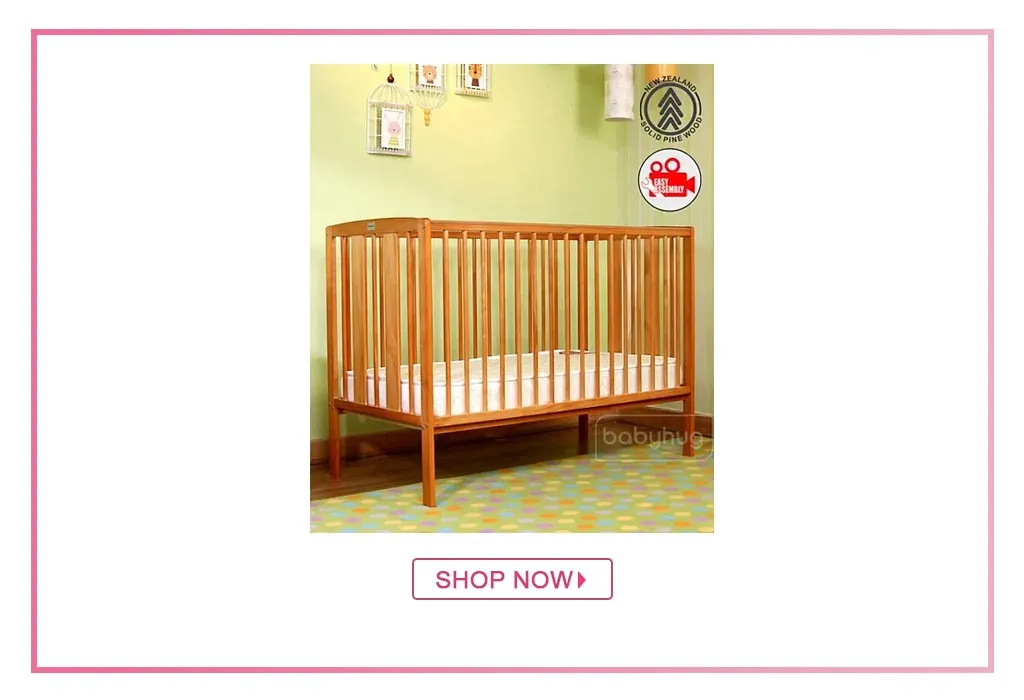 Best Baby Cot Cum Junior Bed, Pinewood Baby Bed Crib