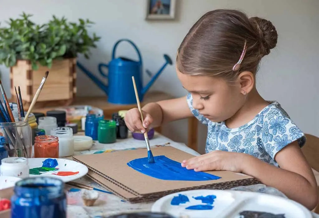 Child painting Child painting