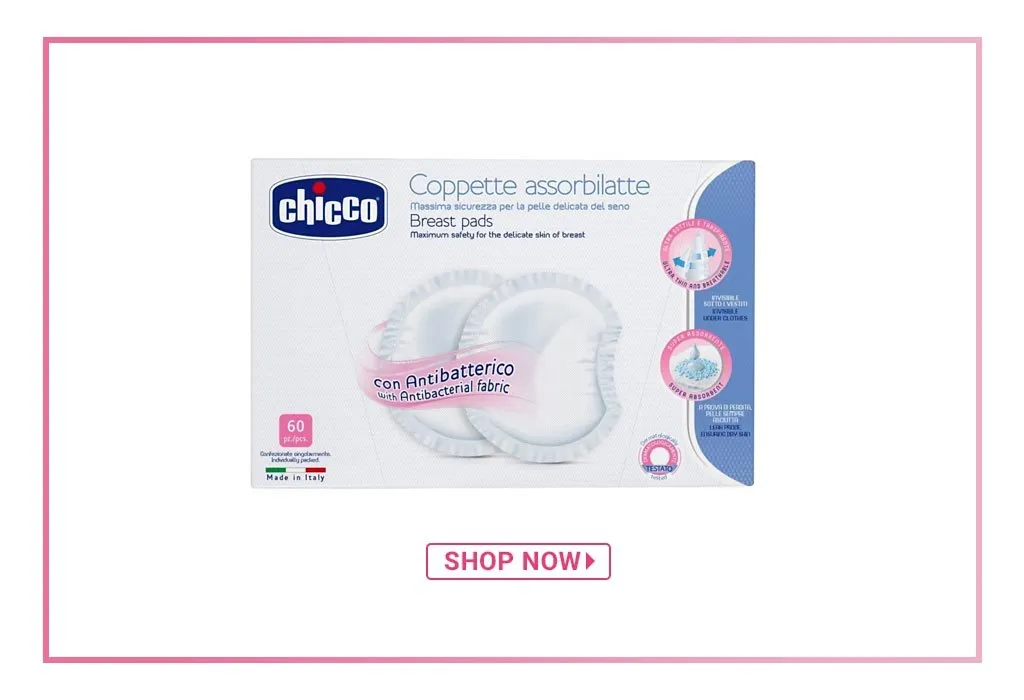 Chicco Natural Feeling Antibacterial Breast Protection Pads