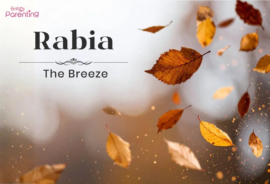 Rabia - Arabic Girl Names with Meanings