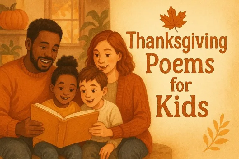 12 Best Thanksgiving Poems for Kids
