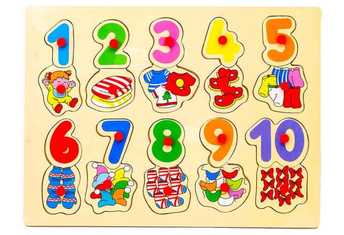 Review: Babyhug Wooden Number Puzzle Multicolour, 20 Pieces