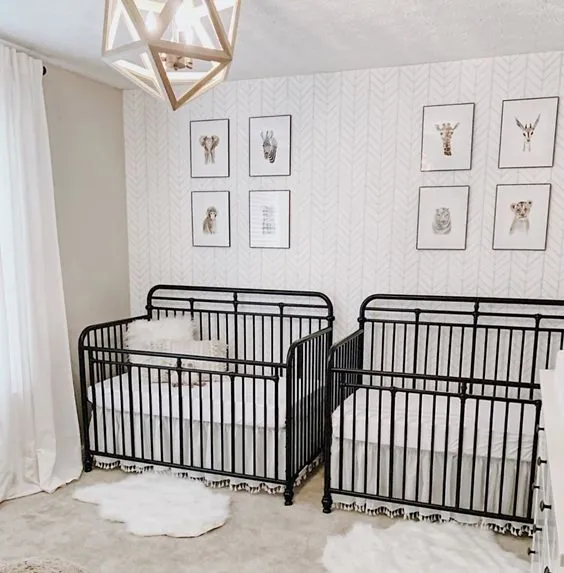Tips And Ideas To Design A Twin Nursery, Twin Baby Bed Ideas
