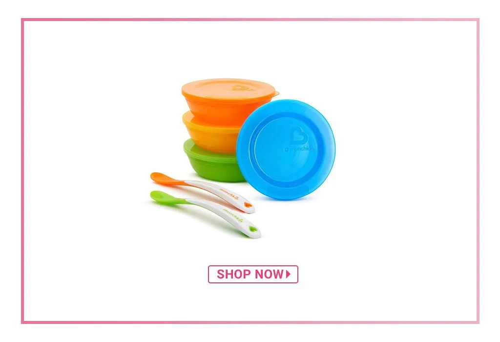 Munchkin Feeding Bowls And Spoons Set – Multicolour