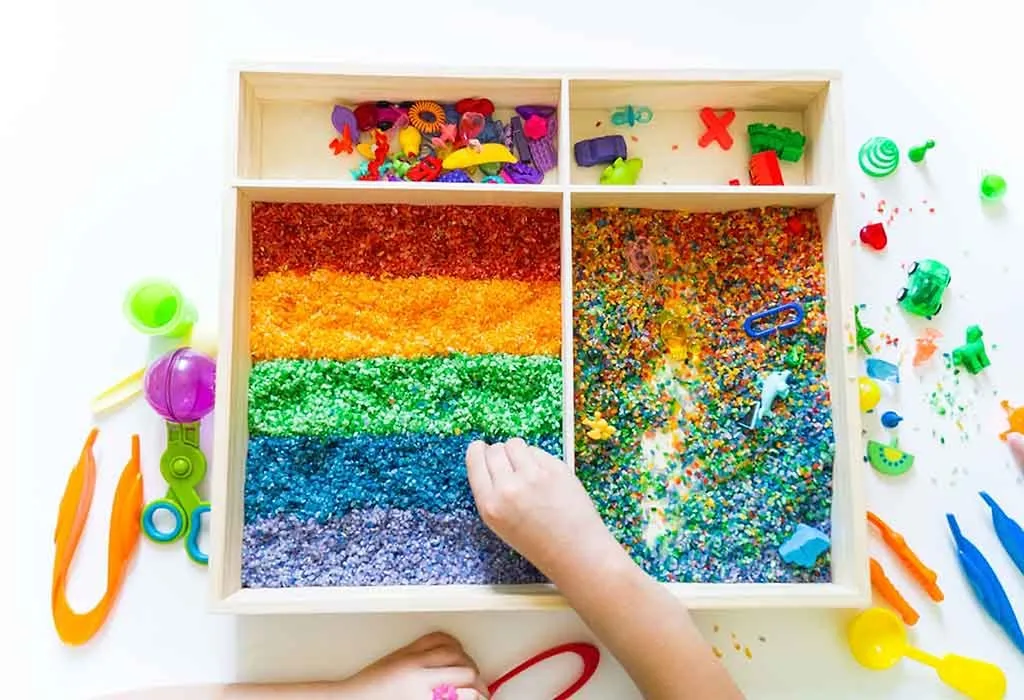 Sensory activities for touch