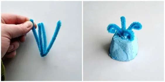 Whale Egg Carton Craft