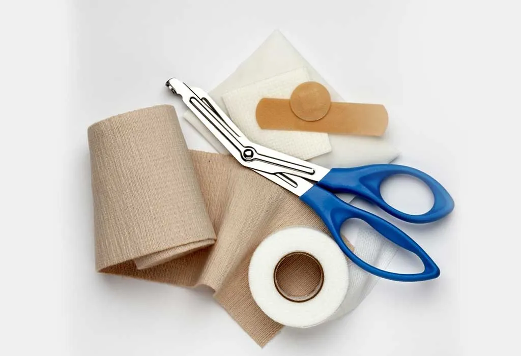 medical supplies to use for cuts and wounds