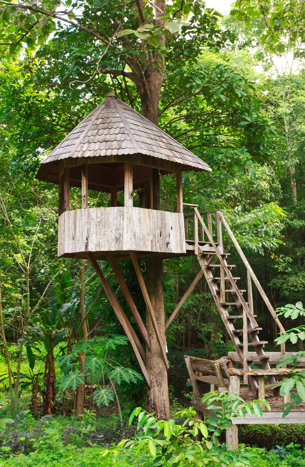 15 Simple & Beautiful DIY Kids Treehouse Ideas