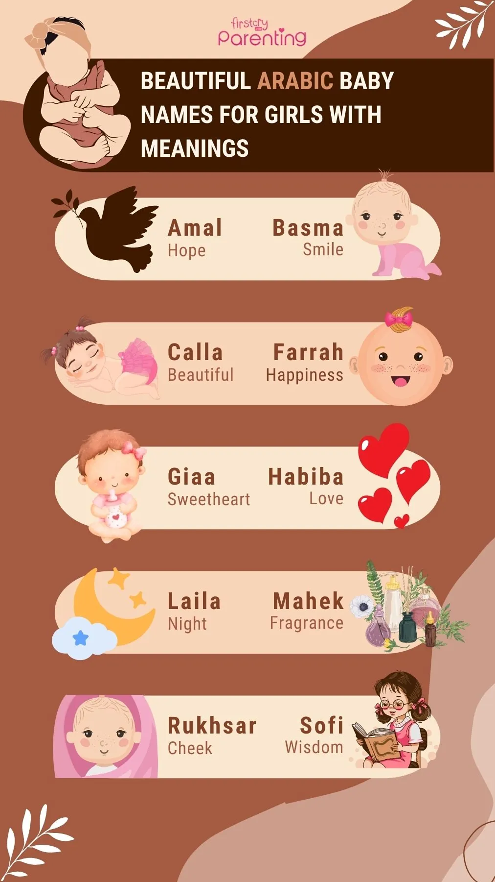 Beautiful Arabic Baby Names for Girls With Meanings