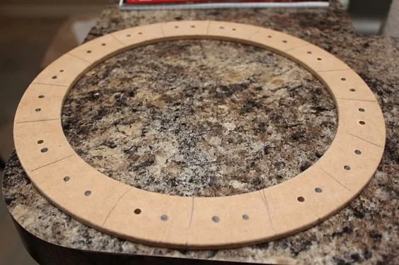 Cut Holes and Put Ribbon Strands