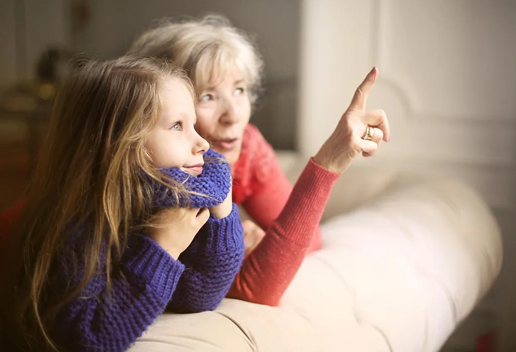 grandmother and grandchild