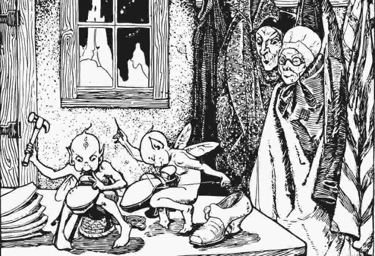 The Story of Elves and the Shoemaker for Kids