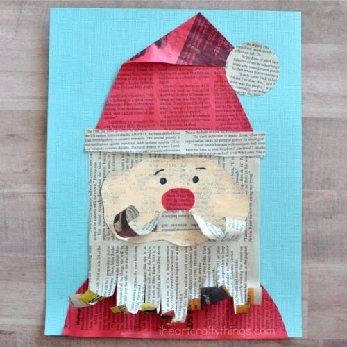 Newspaper Santa 2 Newspaper Santa 2