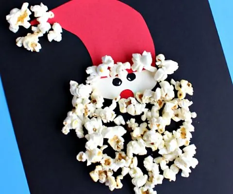 Popcorn Santa Craft