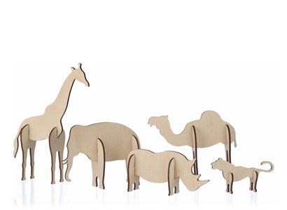 Cardboard animal crafts