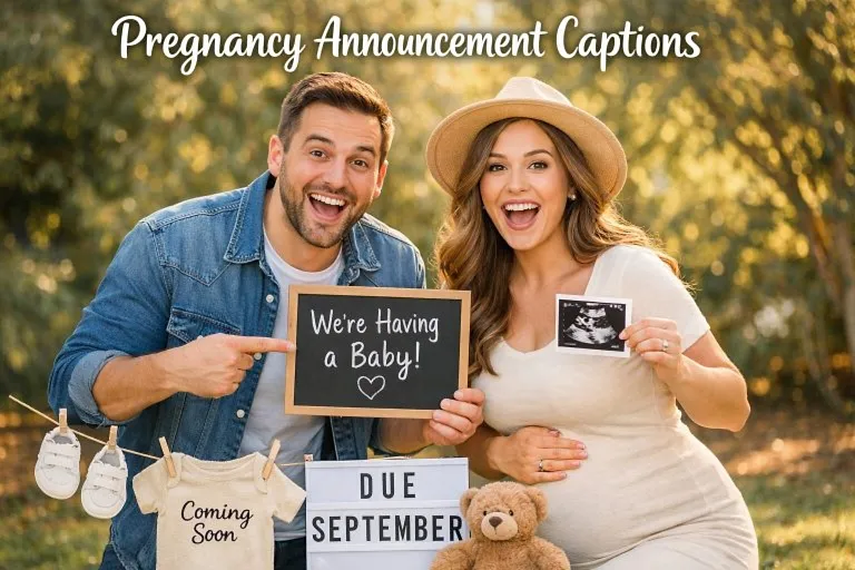 160+ Pregnancy Announcement Captions to Share the Good News
