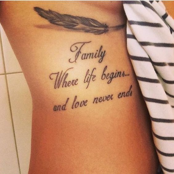 one love family tattoo  Ambigram tattoo Family tattoos Tattoos