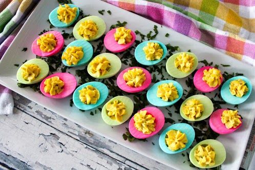 Colorful Deviled Eggs