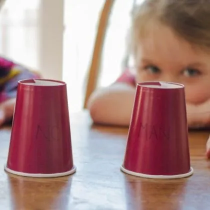 'The Cup Says' Matching Game