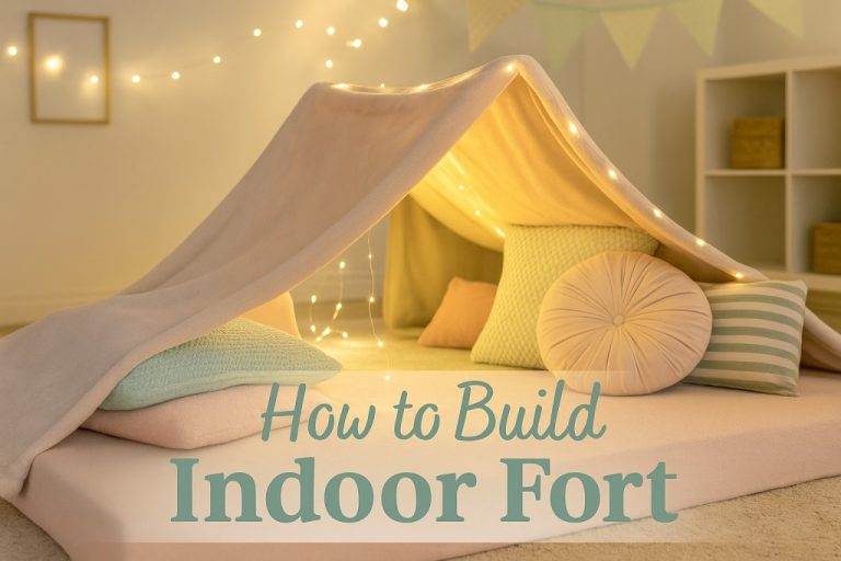 How to Build Indoor Forts – Ideas with Blankets, Cardboard & More for Kids