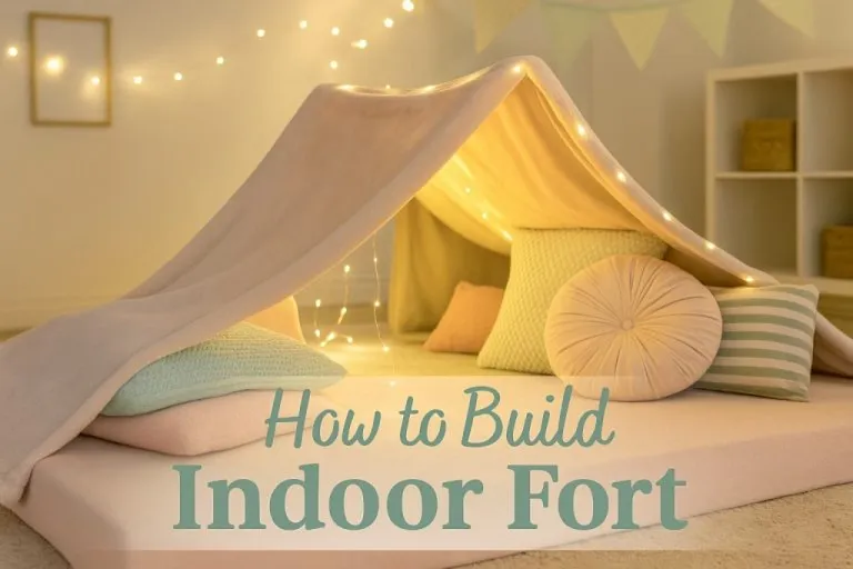 How to Build Indoor Forts – Ideas with Blankets, Cardboard & More for Kids