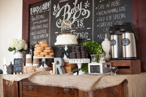 Coffee Craving Themed Baby Shower For Girl