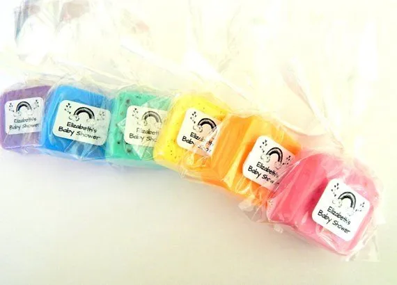 Rainbow Baby Shower Favours
