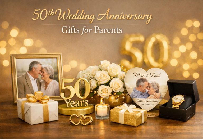 40+ Best 50th Wedding Anniversary Gifts for Parents