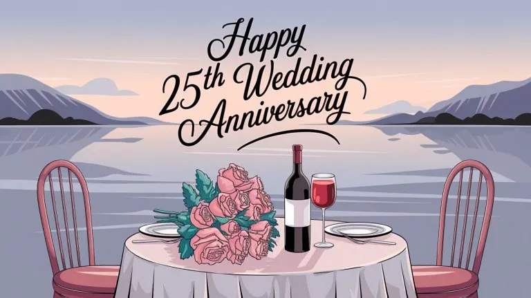 110 Best 25th Wedding Anniversary Wishes, Messages, and Quotes
