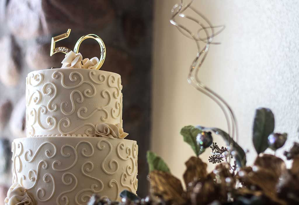 Food, Drink and Cake Ideas for 50th Wedding Anniversary
