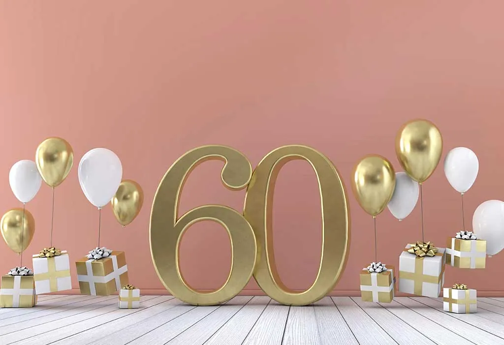 60th Birthday Wishes and Messages for Parents