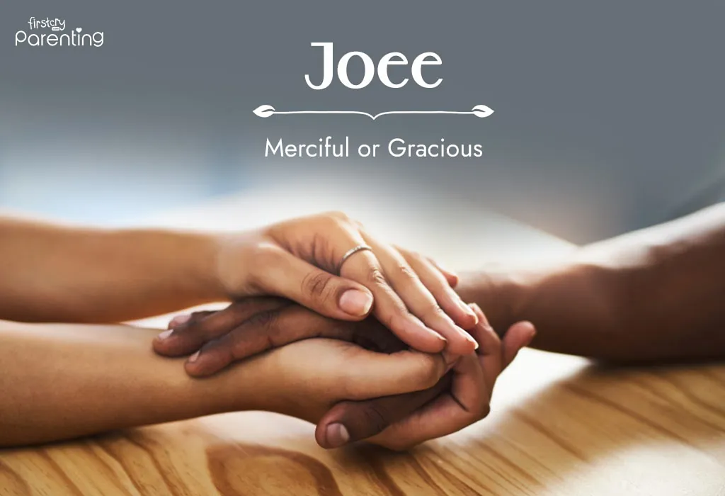 Joee - Unisex Names Starting With “Jo”