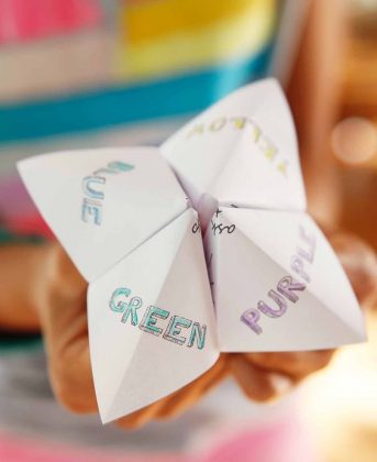 Easy DIY on How To Make A Cootie Catcher for Children