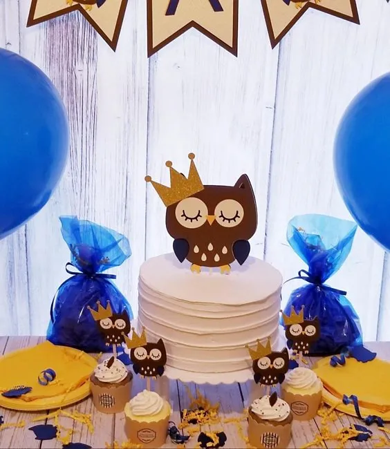 Owl Themed Baby Shower Cake Ideas