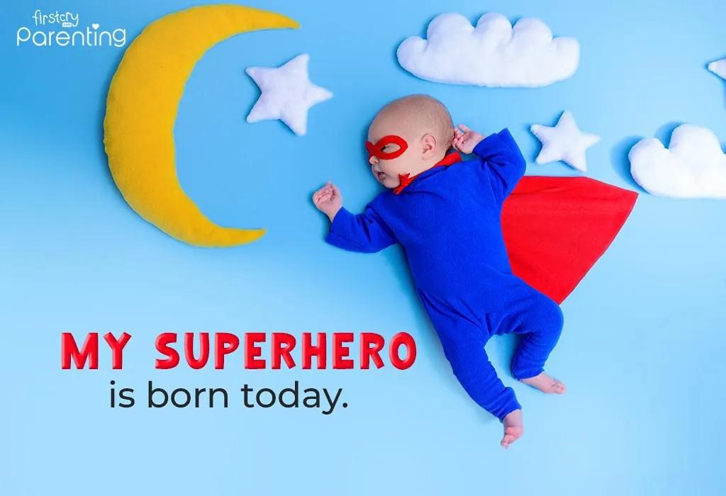 Caption for Newborn Baby Boy