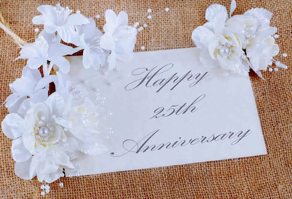 Happy 25th Wedding Anniversary Wishes and Messages