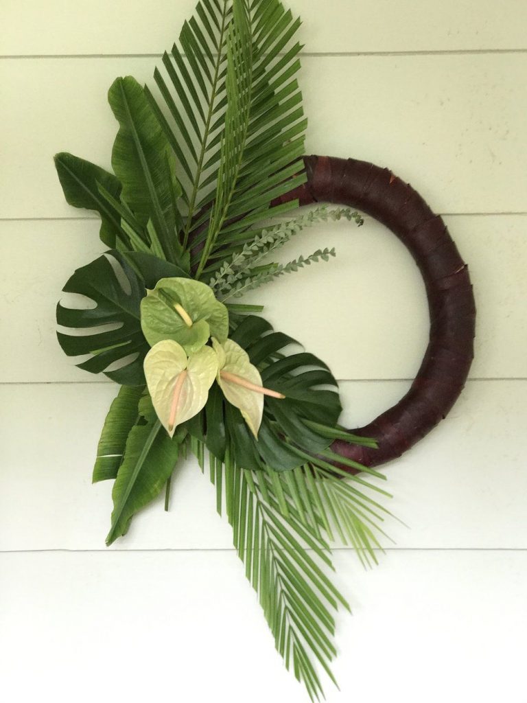 tropical wreath